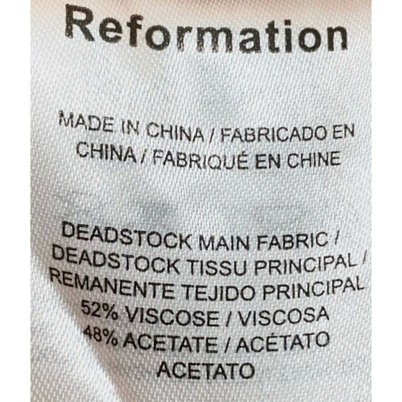 Reformation Gemini Mini Dress – Orange Gingham – Size XL – NWT – Adjustable Stra - Picture 8 of 8